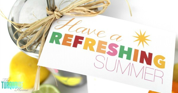 Great Summer Gift Idea!! Have a Refreshing Summer (monogramed cup gift idea) - perfect for teachers or anyone else who needs a great cup this summer! :) | All the details at TheTurquoiseHome.com