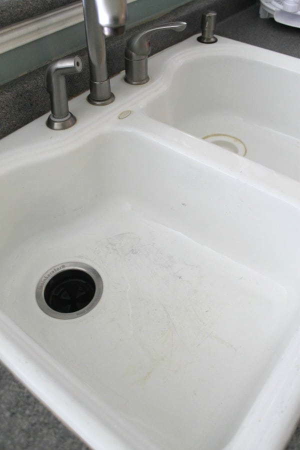 My sink had collected brown spots over the years. Soft scrub with bleach  did what no cleaner I'd tried before had been…