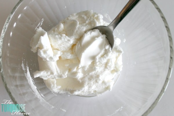 Before I found this all-natural DIY soft scrub, my husband thought my kitchen sink was an off-white color. But since discovering this amazing cleaning product (made with only 3 ingredients), I've cleaned my sink every day. It's whiter than when I used bleach on it! Get the recipe via TheTurquoiseHome.com