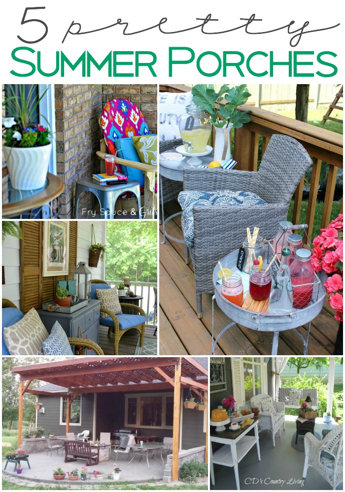 5 Pretty Summer Porches