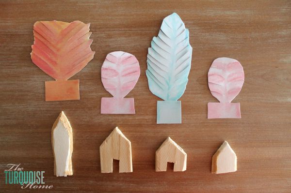 These DIY decorative arrows are so inexpensive and cute! The perfect finishing touch to a girl's woodland nursery. | Details at TheTurquoiseHome.com
