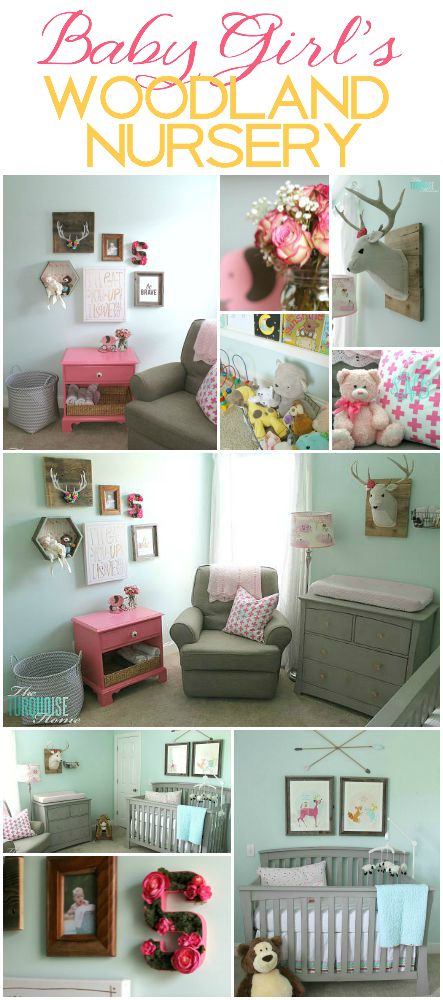 woodland theme nursery girl