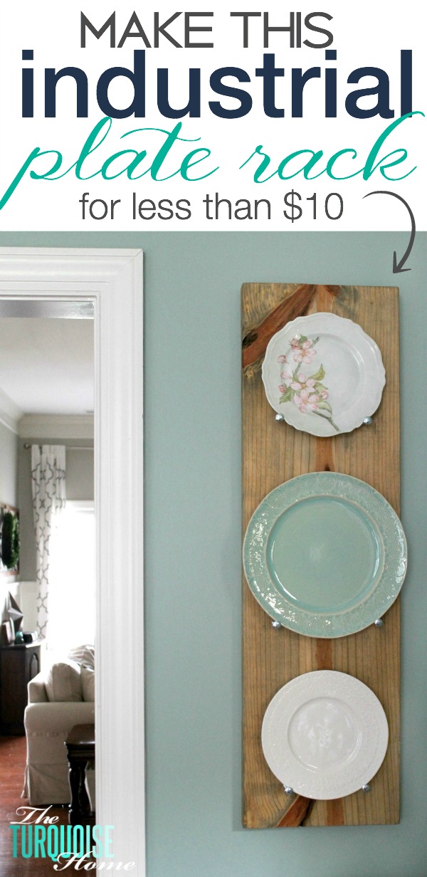 Diy plate display discount rack