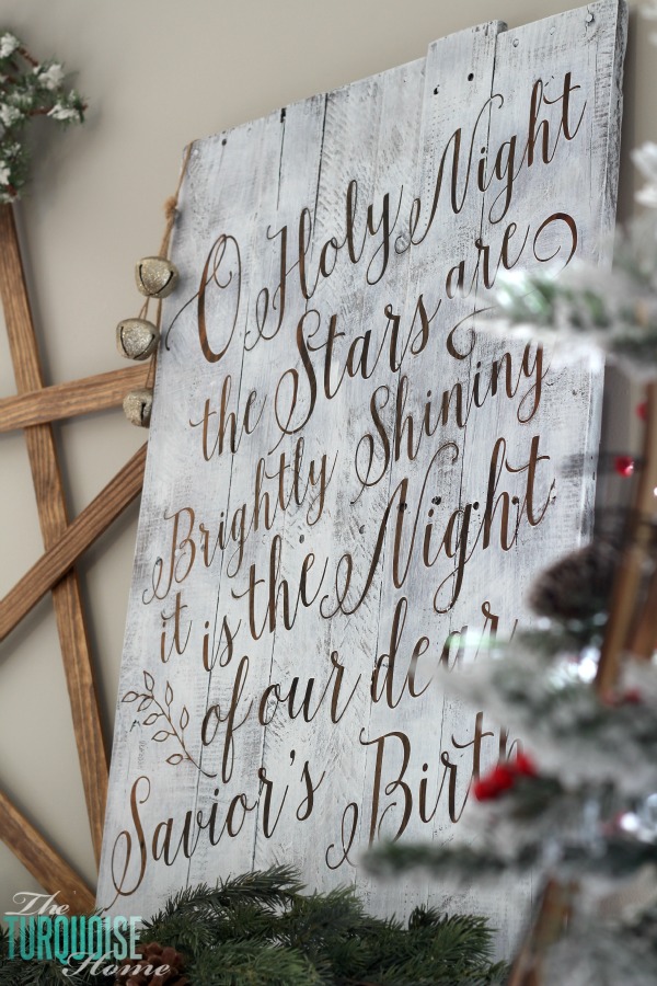 O Holy Night Sign O Holy Night Vintage Page Version framed 