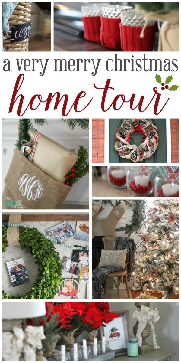 A Traditional Christmas Home Tour at TheTurquoiseHome.com