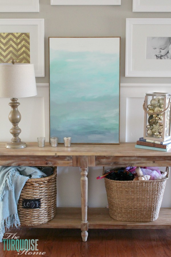 How to Frame a Canvas (for Cheap!) - The Turquoise Home