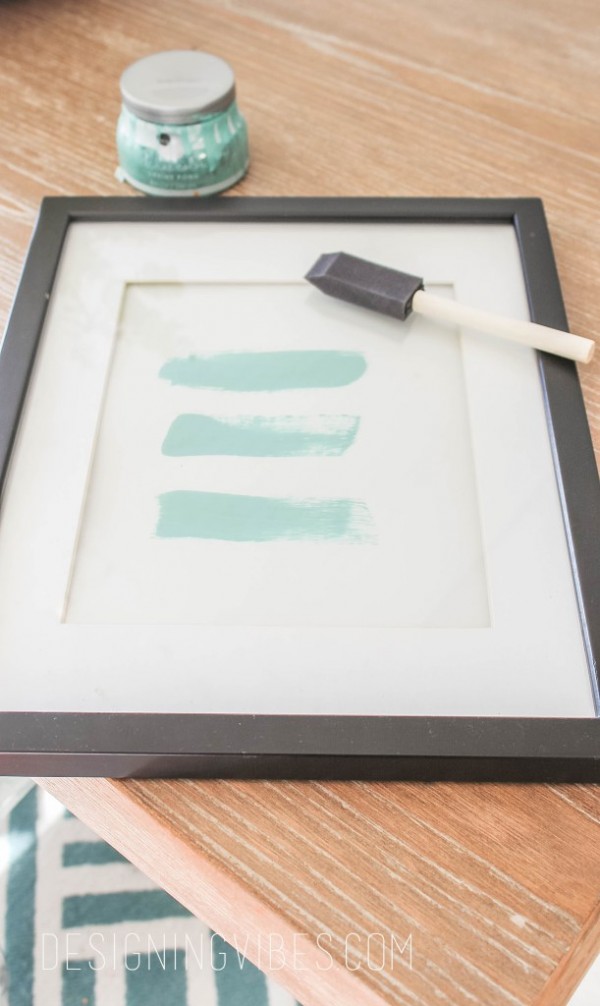 Easy Turquoise DIY Art