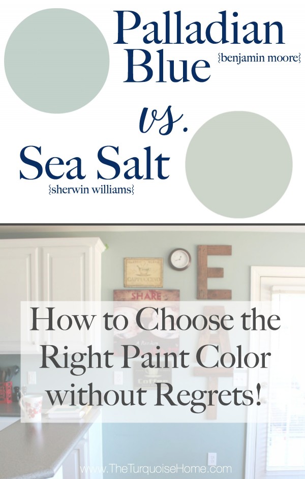 Sea Salt Vs Palladian Blue Choose Paint Colors Without