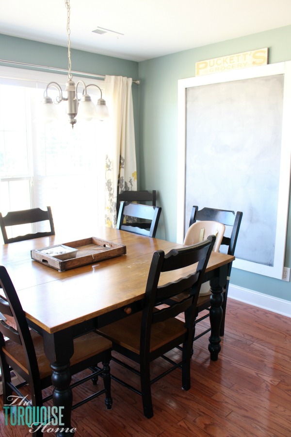 DIY Painted Kitchen Cabinets with Benjamin Moore Simply White 