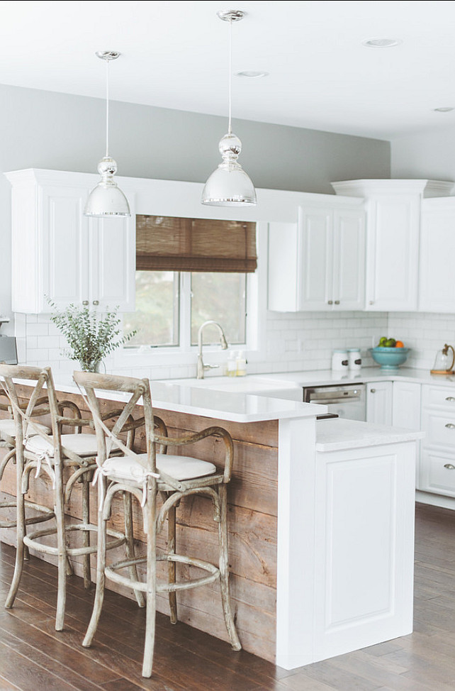 Reclaimed Wood Kitchen Island The Turquoise Home