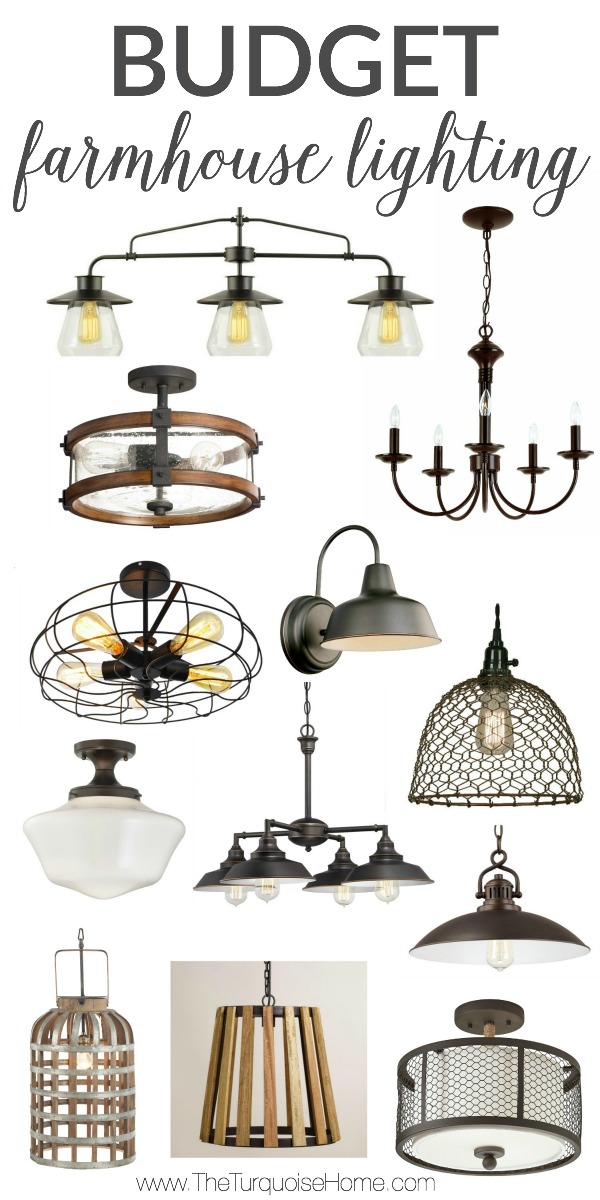 cheap farmhouse light fixtures