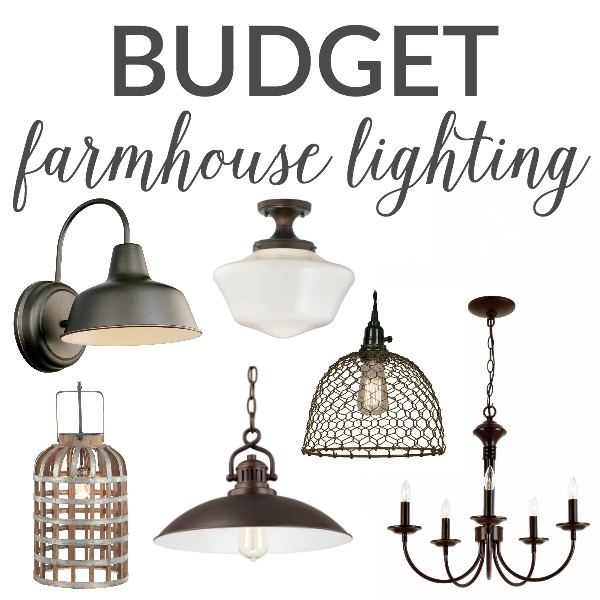 cheap farmhouse light fixtures