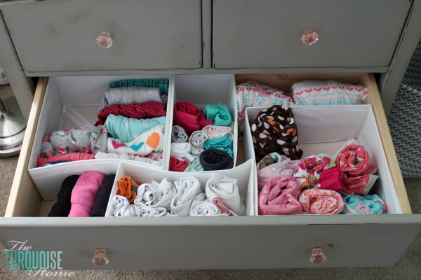 YAY for IKEA Skubb drawer organizers! How to organize kids' clothing drawers.