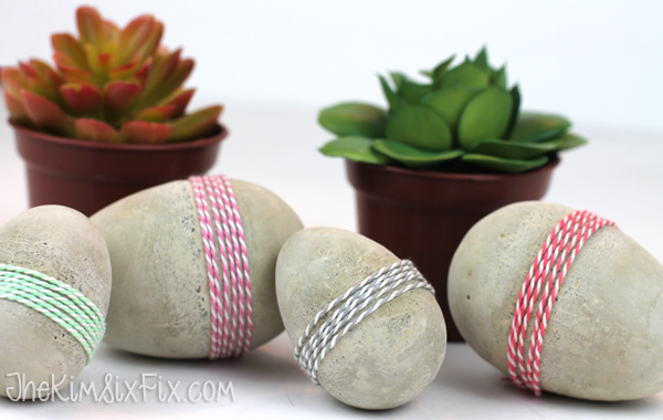 DIY Concrete Easter Eggs