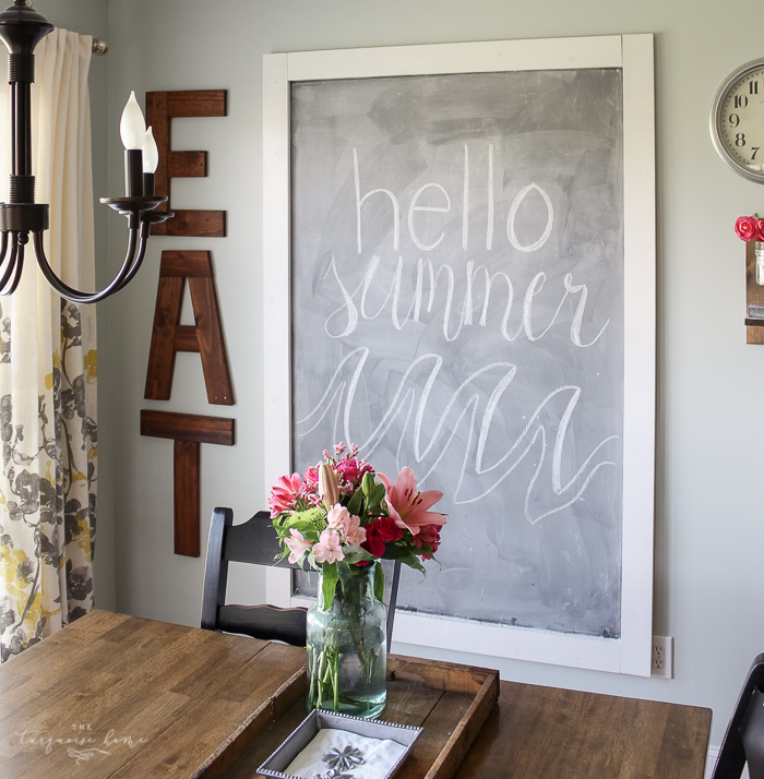 How to Make a Giant Magnetic Chalkboard