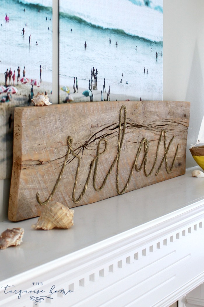 This DIY Driftwood Finish is so easy to create with just a couple of items! Full tutorial ... 