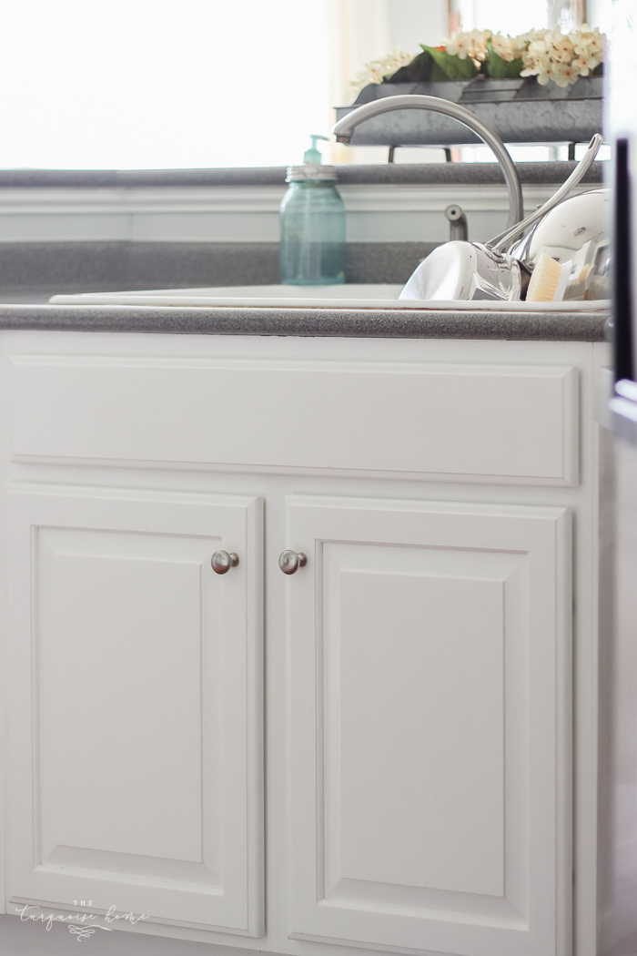 Install New Cabinet Pulls (the easy way!)