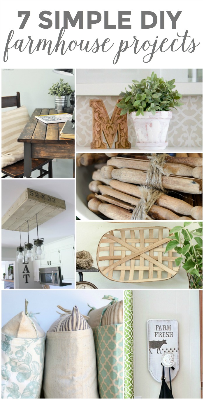 7 Simple DIY Farmhouse Projects The Happy Housie