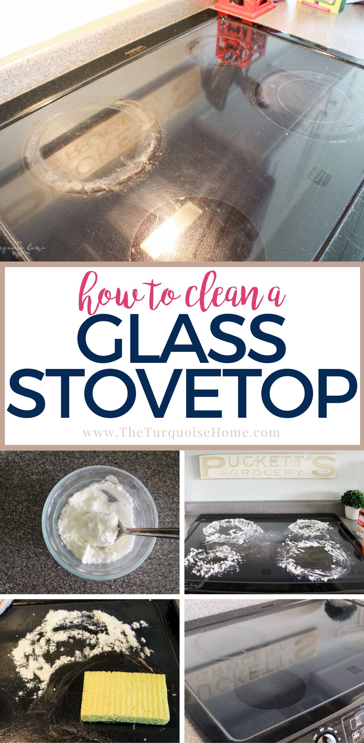 NonToxic Glass Stove Top Cleaner The Turquoise Home