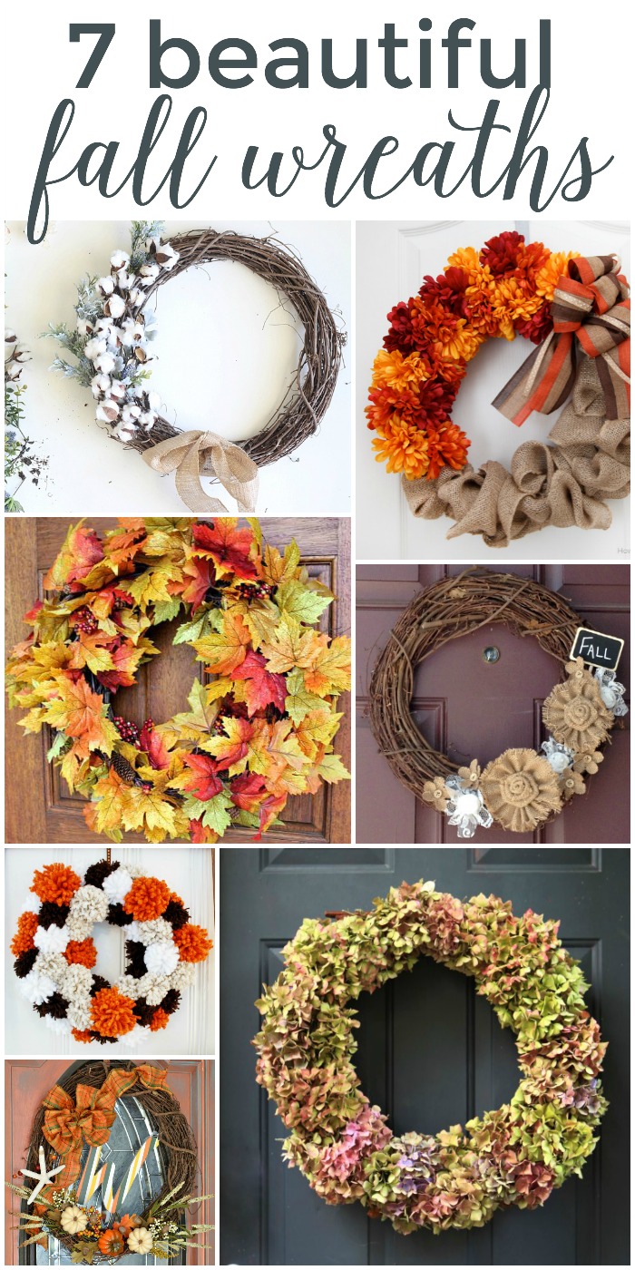 7 Beautiful Fall Wreaths