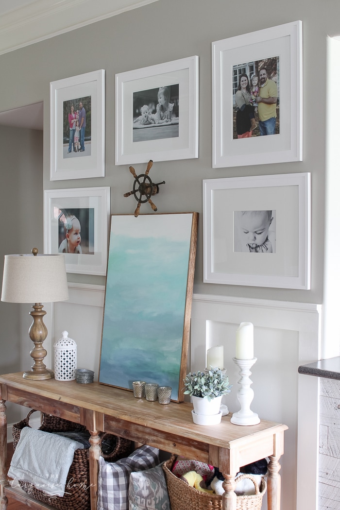 How To Create A Simple Desk Gallery Wall