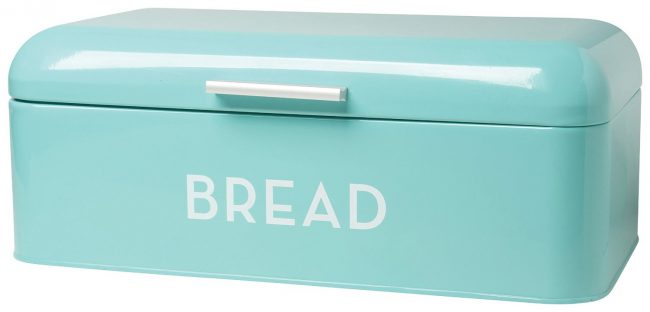 Your bread will never go stale - and ALWAYS look super cute in this turquoise retro bread bin! | Top 15 Kitchen Gifts for the Turquoise Lover