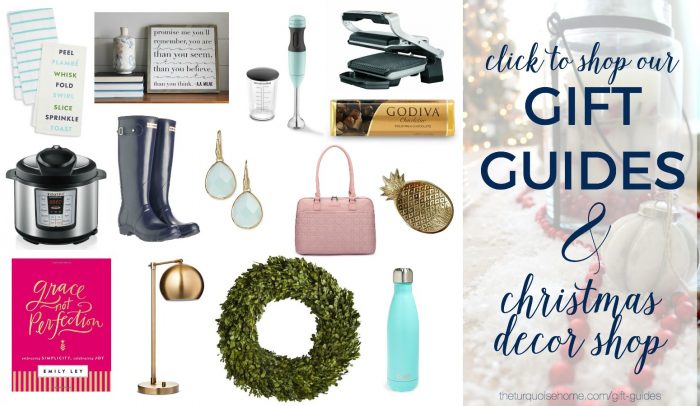 Shop The Turquoise Home's Gift Guide and Christmas Decor Shop!