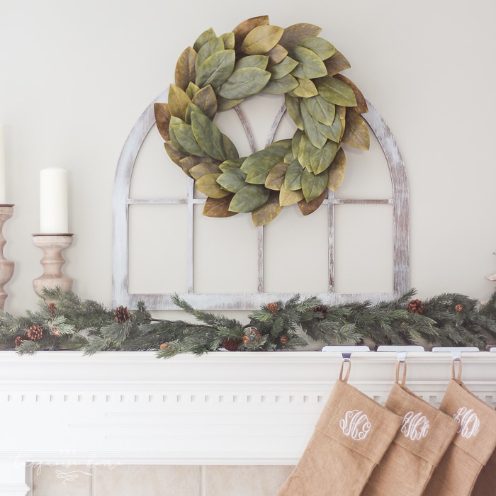 LOVE this look for less! DIY Fixer Upper-style Cathedral Window Frame