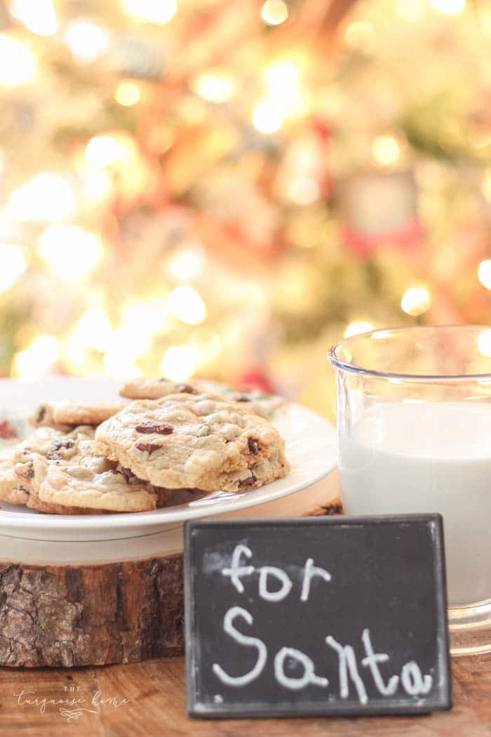 Chocolate Chip Cookie Recipe FREE Printable! Perfect for Santa's midnight snack!