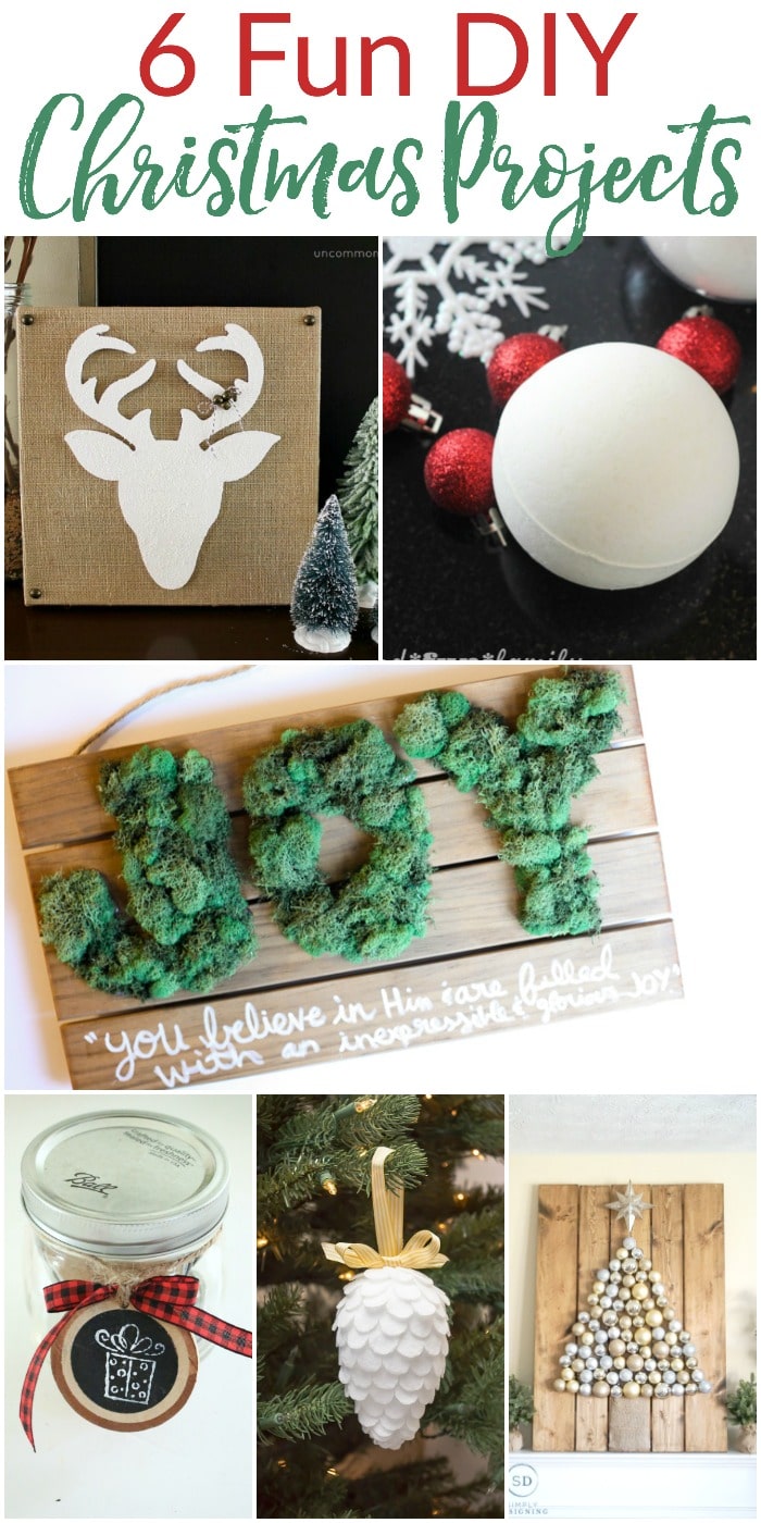 6 Fun DIY Christmas Projects poster/