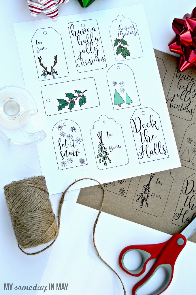 Fun Free Printable Gift Tags - The Turquoise Home