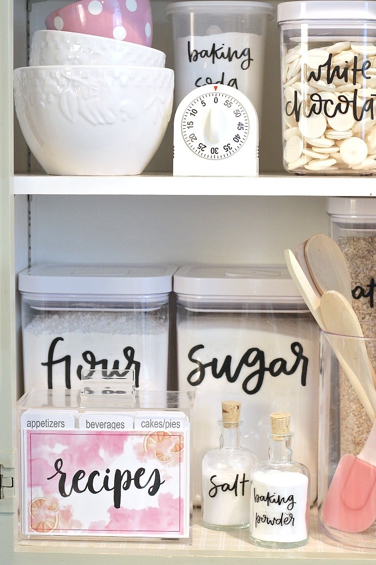 Free Editable Printable Kitchen Pantry Labels for Storage Containers 