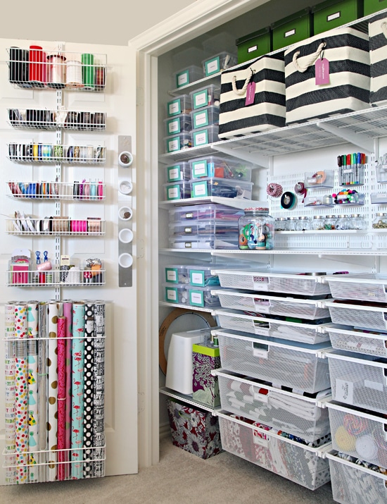 The Ultimate Craft Closet Organization by i Heart Organizing