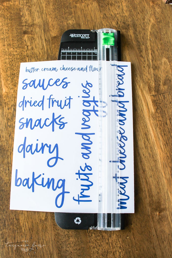 Create your own DIY Pantry Labels & Pantry Tour