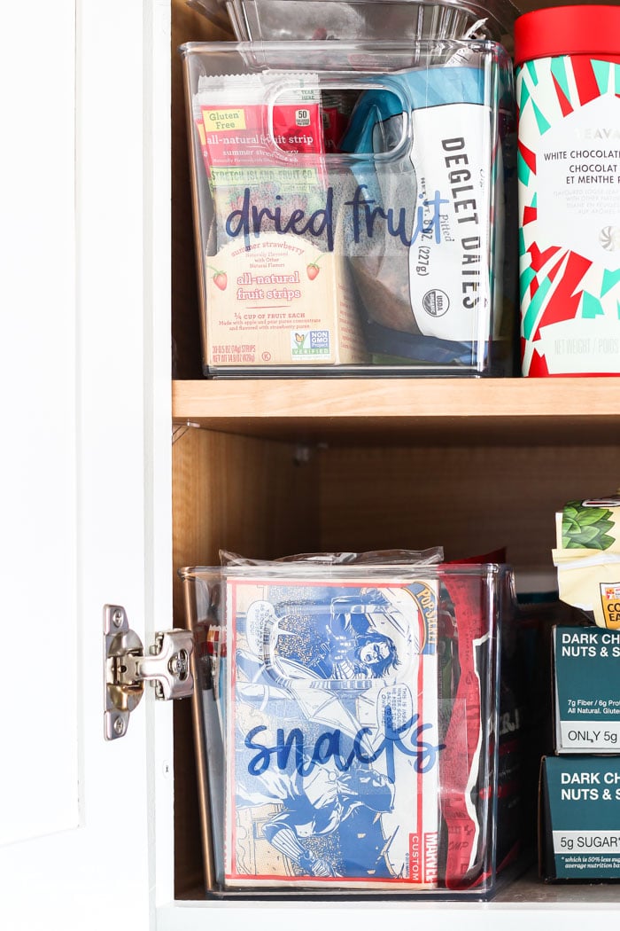 How to Create Your Own Pantry Labels: a DIY Project | Erasable Labels for Food Storage! | 30 Days to Less of a Hot Mess Challenge