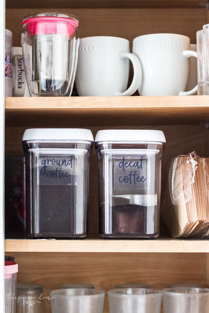 I found the best way to label KITCHEN & PANTRY JARS, 8 NO COST Ideas