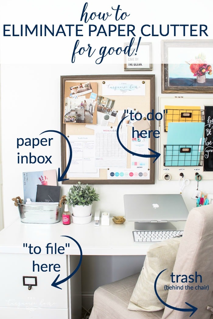 How to Eliminate Paper Clutter for Good! | 30 days to Less of a Hot Mess