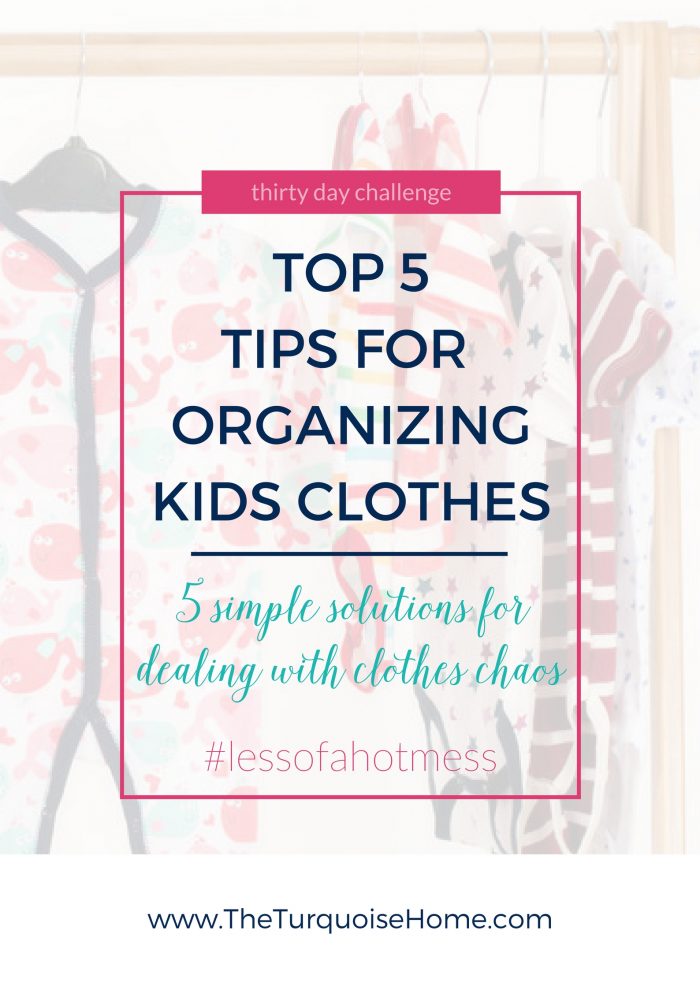 Top 5 Tips for Kids Clothes Organization