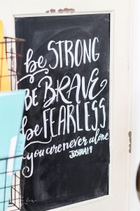 Be Strong Be Brave Be Fearless - an Inspirational Free Printable