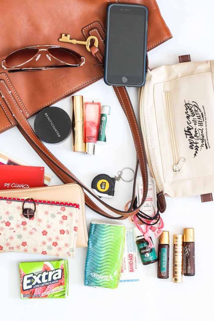 Corral like things is step 3 in purse organization 101! | 30 Days to Less of a Hot Mess