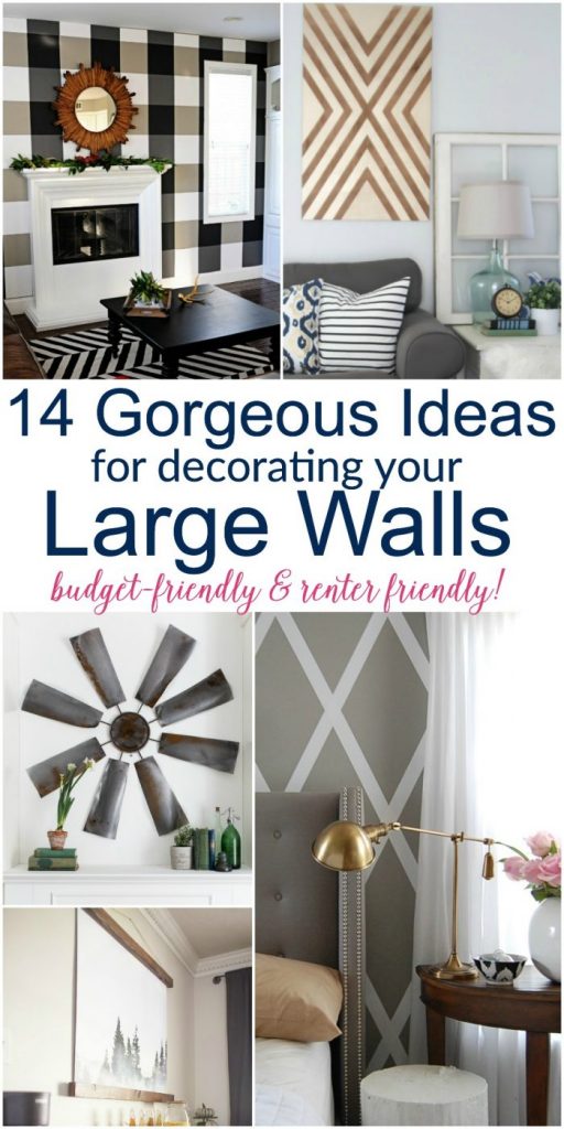 Large Diy Wall Decor Ideas, How To Decorate A Large Living Room Wall With Pictures