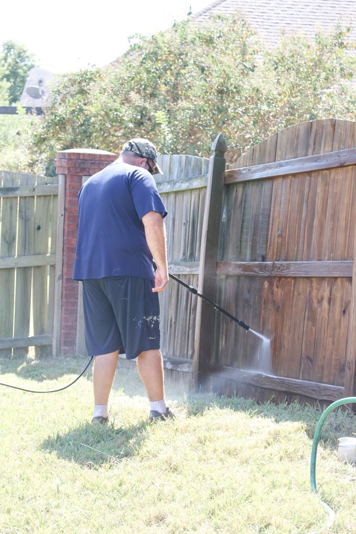 This inexpensive paint sprayer is awesome!! How to Paint a Wood Fence the Easiest and Fastest Way! Take a minute to CLICK the link and access hundreds of other tutorials, tips and ideas for DIY home projects. This site is a MUST for any DIYer.