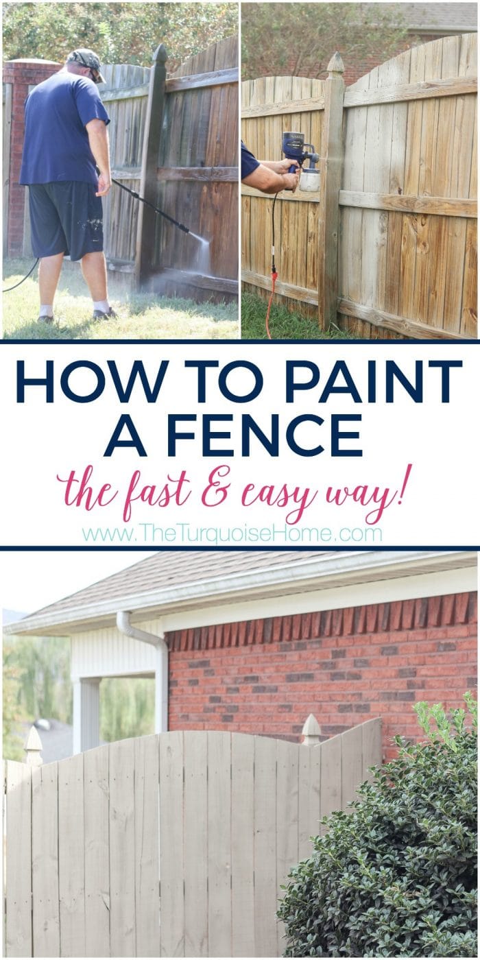 How To Repaint A Fence How to Paint a Wood Fence the Fast and Easy Way