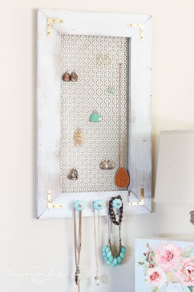 DIY Industrial Jewelry Organizer