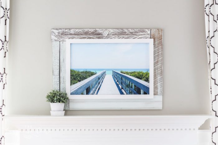 How to Frame a Canvas (for Cheap!) - The Turquoise Home