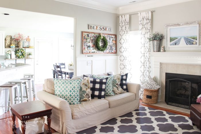 Beautiful Summer Home Tour with Pottery Barn PB Comfort Grand Sofa