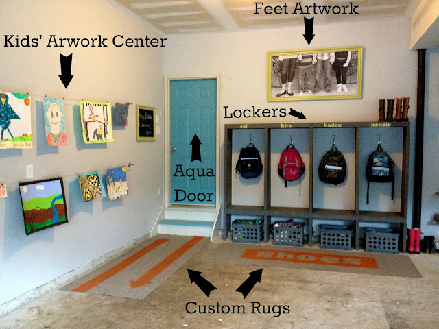 garage mudroom idea