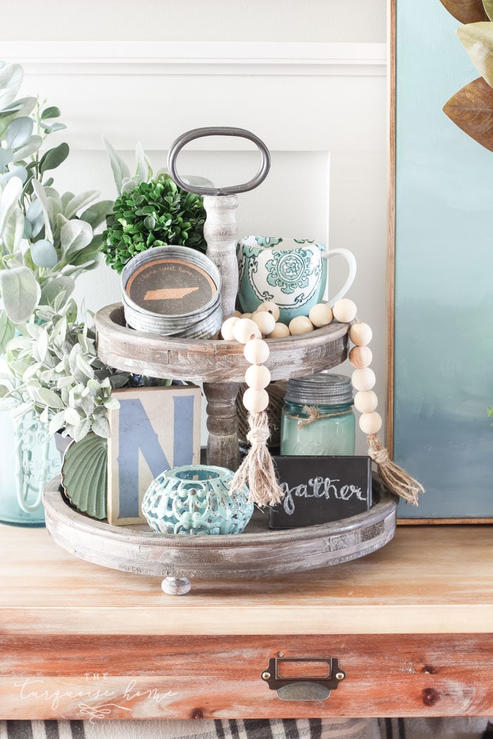 Tiered deals farmhouse tray