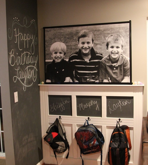 Hooks in a Nook Mudroom