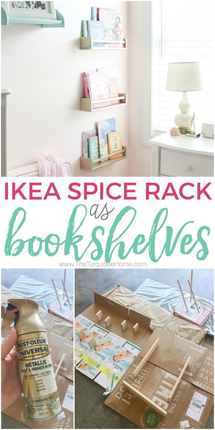 Spice rack for online books